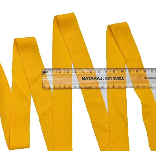 Image of M.G ENTERPRISE T-Shirt Yarn Yellow (250 gm) Art Craft Soft Fingering Crochet Hook Yarn, Needle Knitting Yarn Thread Dyed