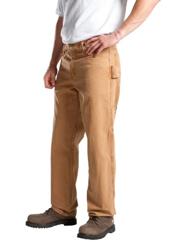 Dickies Mens Relaxed Fit Sanded Duck Carpenter Jeans, Brown Duck, 38W x 30L US