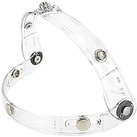 Chern Yueh Adapter Flip Up Base Attachment for 3-Snap Bubble Shield Visor (Clear) Cover
