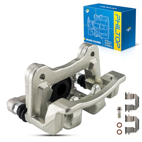 Image of PHILTOP 19B6457 Rear Left Disc Brake Caliper Assembly Fit for Optima 2011-2015, Sonata 2011-2015, Rear left Driver Side