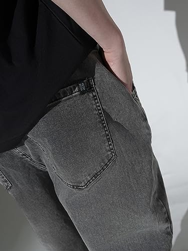 Image of Hubberholme Men's Paneled Loose Fit Jogger Jeans