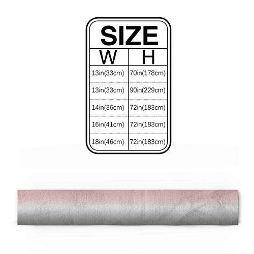 Leohome Ombre Cotton Linen Rectangle Table Runners 13''X70'', Gradient Pink And Grey Luxury Table Runners For Wedding Party Banquet Dinner Decor #TOP4