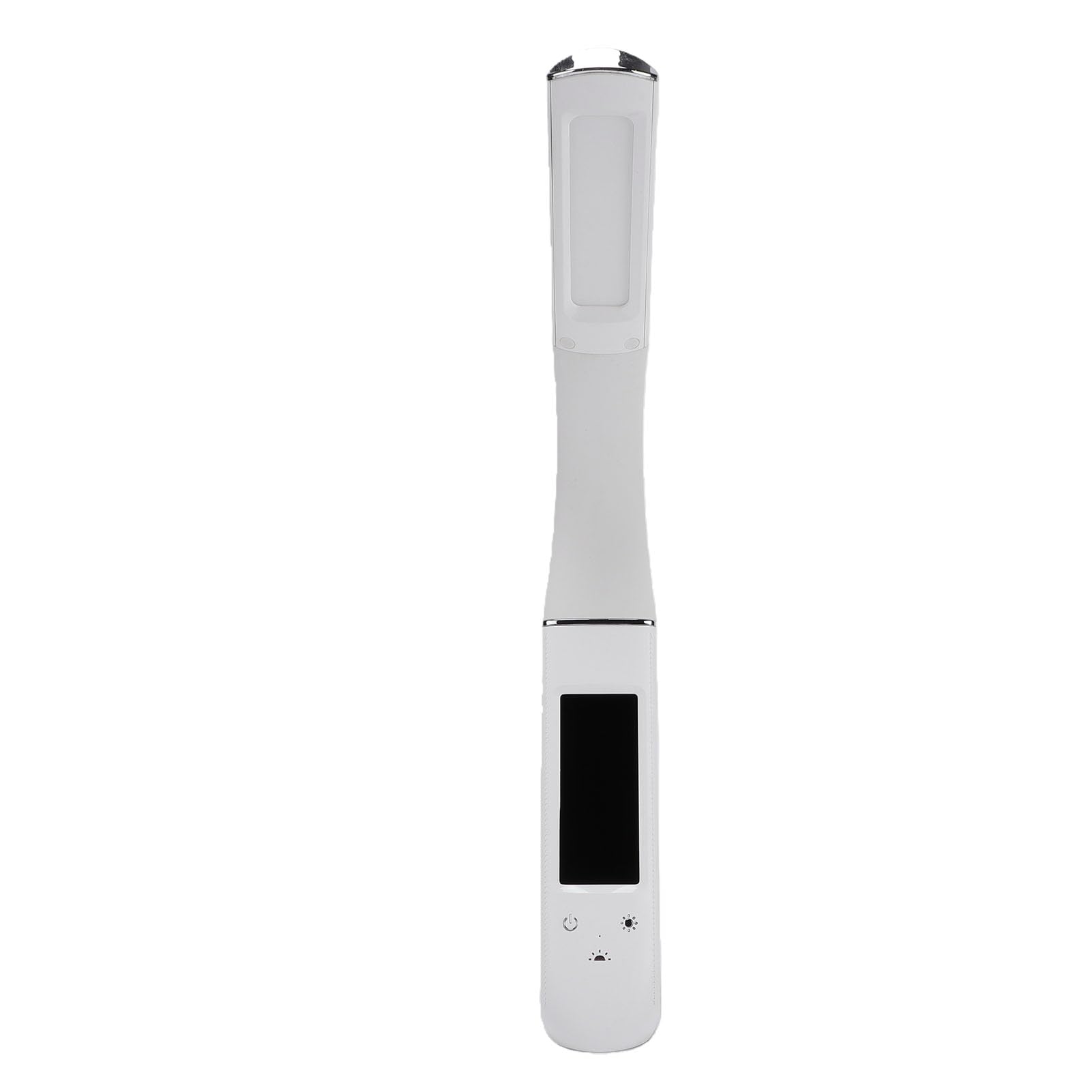 Sxhlseller Lampada da Scrivania Mobile a LED con Display HD VA |Collo Regolabile, 3 modalità Colore 3000K 4000K 6000K, Protezione per gli Occhi per attività di Studio di Lettura (WHITE)