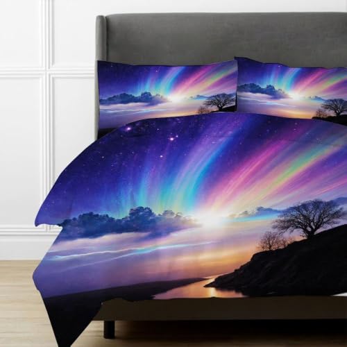 Parures de lit 240x260 cm housse de couette 3D microfibre légère a27366 - 4
