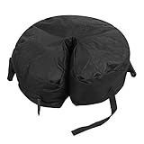 [USO AMPLIO] Se utiliza como una gran bolsa de sombrilla para el patio, que se adapta a todos los postes de la sombrilla. Esta bolsa de arena se usa para arreglar carpas, sombrillas, pérgola, protección solar y otros muebles de exterior en diferentes tipos de suelo.