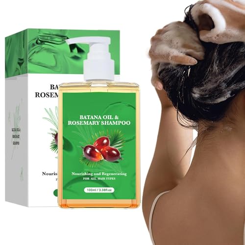 Pure Natural Raw, aceite para el cabello con champú, hidratante y fortalecedor del cabello, fácil de aplicar y seguro, mantiene el cabello brillante y más 12,2 cm para mujeres