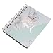 Fringe Studio Spiral Notebook Journal, "Make Your Mark", Paperback Cover, Front Storage Pocket, Narrow Ruled, 8" W X 9.75"H, 192 Pages (977135)