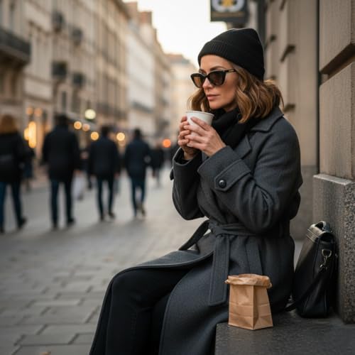 FEISEDY Trendy Polarized Cateye Sunglasses for Women Men Retro Rectangle Narrow Sunnies B41762