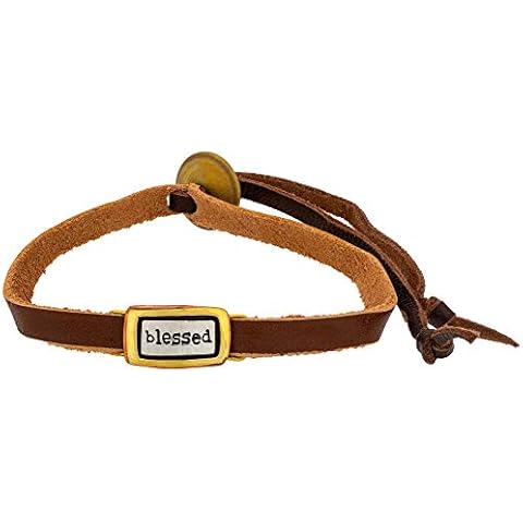Inspired Goods Blessed Leather Cuff Bracelet Cover