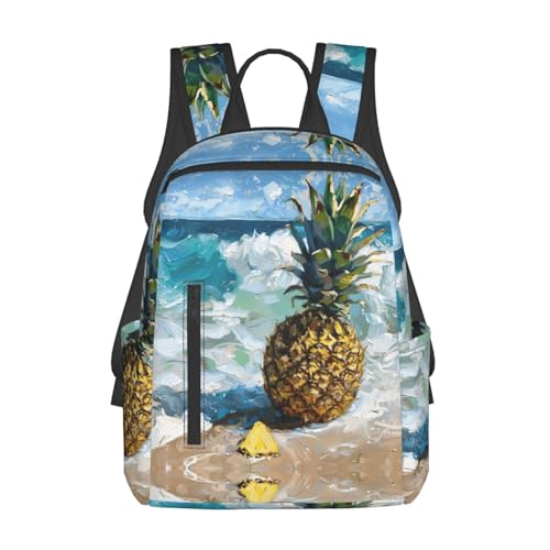 Sac à dos d'escapade en plein air imprimé ananas évasion