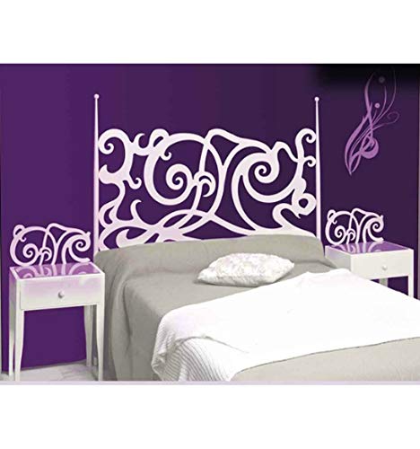 Cabecero de forja M érida: Plata óxido