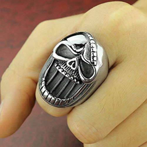 Anel de caveira punk Cabilock anel abridor de garrafa de cerveja anel de caveira para homem abridor