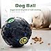 Vetlora Dog Ball, Vetlora Dog Ball Toy - Teeth Cleaning, Pawcia Giggle Sound Dog Ball, Giggle Ball for Dogs, Food Dispenser, Squeaky Wobble Giggle Sound Indestructible Dog Toy (M(3.5in),2PCS-B)