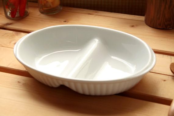 Amazon｜cerapockke 深さがあるのがうれしい2つ仕切りランチプレート