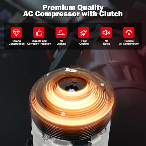 Image of Air Conditioning Compressor for Dodge for Ram 1500 /1500 Classic 4000 5.7L