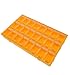 Produktbild 24er SMD Container Mäuseklo aneinandersteckbar Sortiment Box SMT 0603 0805 1206 Farbe Orange