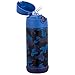 Snug Kids Water Bottle - insulated stainless steel thermos with straw (Girls/Boys) - Camo), 12oz