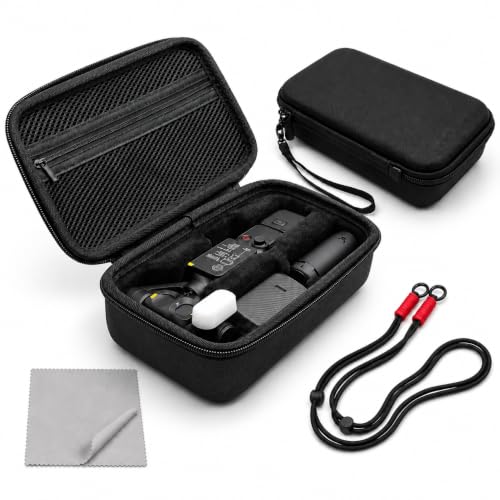 DJI Osmo Pocket 4P �Ή� ���[�P�[�X EVA�n�[�h�P�[�X ��p�݌v �{�́E�o�b�e���[�n���h���E�~�j�O�r���[�Ή� �⏕���C�g | �ی�P�[�X �J�����o�b�O �A�ѓ��� ���b�V���|�P�b�g�t�� �V�����_�[�X�g���b�v�E�����Y�N���X�t�� �L�������O�P