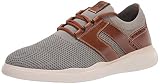 STACY ADAMS mens Moxley Lace-up Sneaker, Gray and Tan, 10.5 US