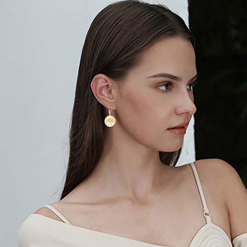 Agvana Gold Tree of Life Necklace Earrings for Women Gold Plated Sterling Silver Genuine Mother of Pearl CZ Family Tree Jewelry Anniversary Birthday Gifts for Women Mom Wife2