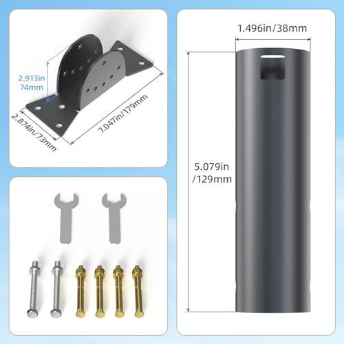 Starlink Short Wall Mount,Starlink Pole Mount,Starlink Roof Wall Mounting kit,Adjustable Starlink Mounting Kit for V2 Starlink Internet Kit Satellite