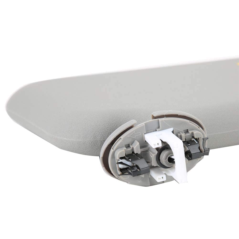 Aletta Parasole Lato Guida Sinistro, Parasole Finestrino Auto, Protezione Parasole Auto Sostitutiva per 2006-2009 Grigio 74320-42501-B2