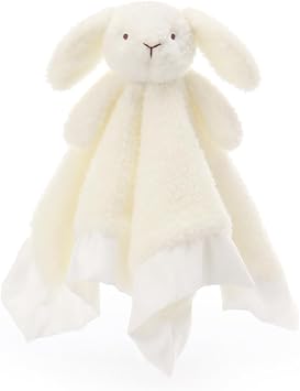 Apricot Lamb Soft Security Blanket White Bunny Rabbit Plush 14