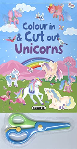 Portada de Colour in & Cut Out Unicorns