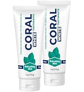 Coral White - Coral White Mint Toothpaste Natural Fluoride SLS Free Coral Calcium Remineralizing ...