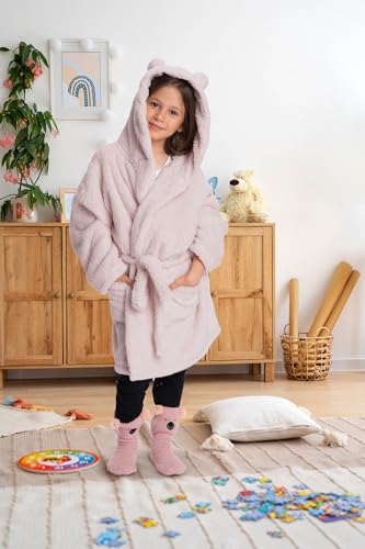 Mad Dog Sherpa Girls Indoor Jacket - Kids Plush Wear for Daily Comfort - Ideal for Ages 5-12 Years4