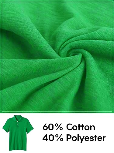 Galaxy by Harvic Polo Shirts for Boys 5-Pack Tagless School Uniform Shirts for Boys – Soft Comfortable Everyday Wear