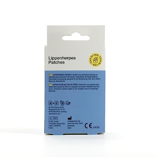 Liavince Lippenherpes-Patches, 15 runde Herpes Pflaster, Schnellere Heilung, Transparent, Gelatinefrei, Wasserdicht, Schmerzlindernd, Virenbarriere, Reduzieren Narbenbildung