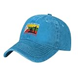 Me Pongo De Pie Ante La Bandera Nacional del Ejército Estatal Y Me Arrodillo Ante La Cruz. Mujer Hombre Gorras Vaquera Suave Gorra Trucker Ligera Sombrero para Golf Aire Libre Verano