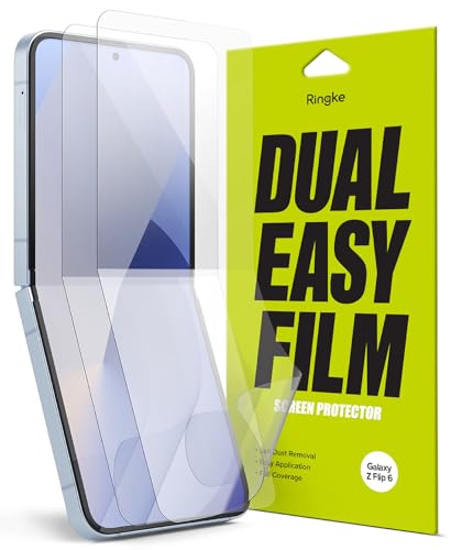Ringke for Samsung Galaxy Z Flip 7 FE / 6 Screen Protector [Dual Easy]