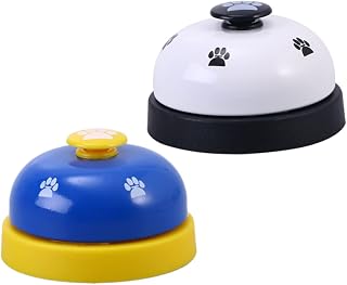 BESPORTBLE Juego De Campanas De Entrenamiento para Cachorros Resistentes para Perros con Sonido para Entrenarlos para IR Al Baño Color Y Negro