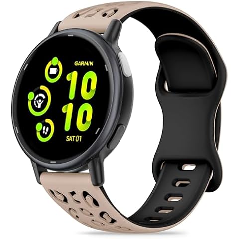 Engraved Bands Compatible with Garmin Forerunner 165/55/Vívoactive 5/Vívoactive 3/Venu Sq 2/Sq, 20mm Soft Silicone Leopard Pattern Watch Band Boho Strap Feminine Luxury Cheetah Designer Wristband Cover