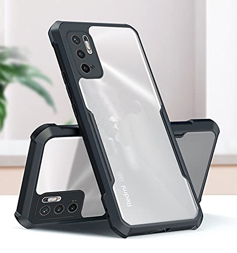 Image of Back Case Cover for Redmi Note 10T 5G / Poco M3 Pro 5G Back Cover Slim Crystal Clear Camera Protection Airbag Shockproof Anti-Slip Grip PC TPU Bumper Back Cover for Redmi Note 10T 5G