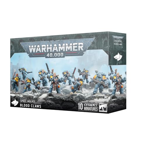 Space Wolves Blood Claws Warhammer 40 000 juego de mesa modelismo hobby