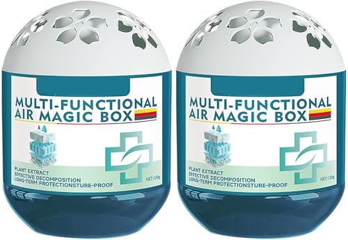 Sanivovonu Indoor Luftreinigung Staub Entfernung Magic Box,Multi-functional Air Magic Box,Long-Lasting Air Freshener,120g,Plant Extract Formula (2) Sanivovonu Indoor Luftreinigung Staub Entfernung Magic Box,Multi-functional Air Magic Box,Long-Lasting Air Freshener,120g,Plant Extract Formula (2)