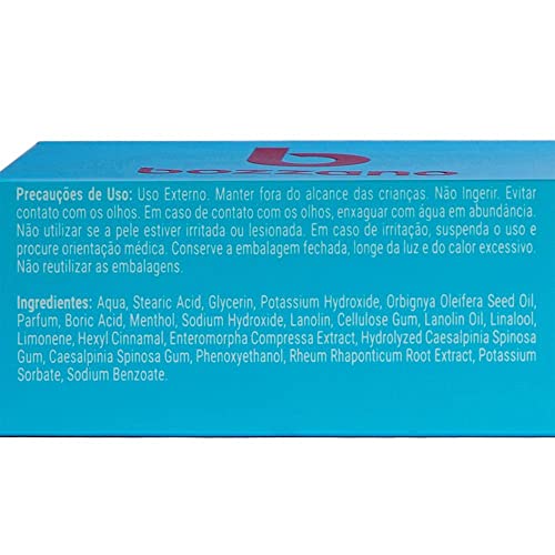 Creme De Barbear Bozzano Refrescante Mentolado, Bozzano, Branco