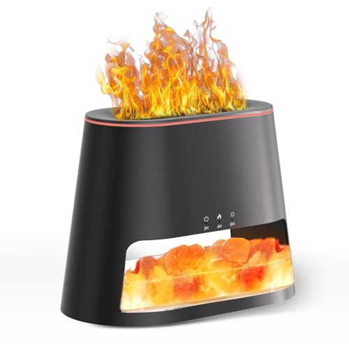 BieJiahWeiBie Luxury Himalayan Salt Lamp Humidifier & Aromatherapy Diffuser -