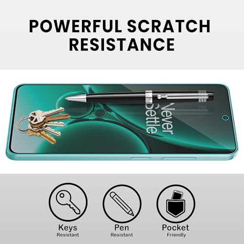 Image of FIRST MART Premium Matte Gaming Tempered Glass for OnePlus Nord CE 3 and Nord 3 5G (6.7 Inch) Edge to Edge Coverage, Cable Protector and Easy Installation kit| Matte