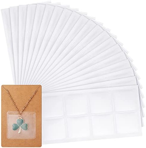 Sureio 240 Pieces Necklace Chain Adhesive Pouches for Selling Jewelry image 3
