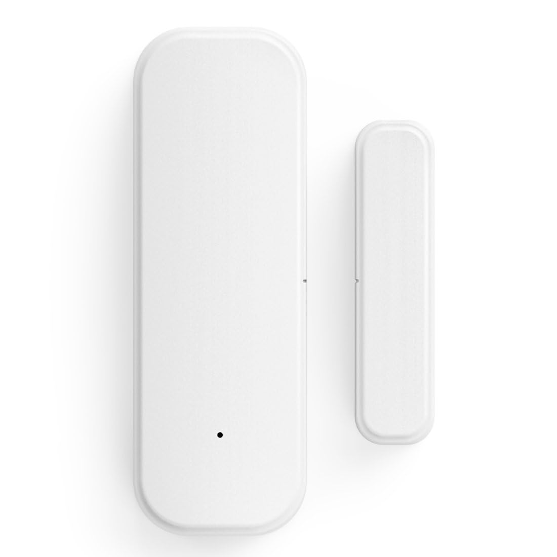 Hama Contatto Porta/finestra WiFi connesso (per porte/finestre/garage, Zigbee, Compatibile con Controllo vocale tramite Amazon Alexa/Google Assistant o Apple Siri), Bianco