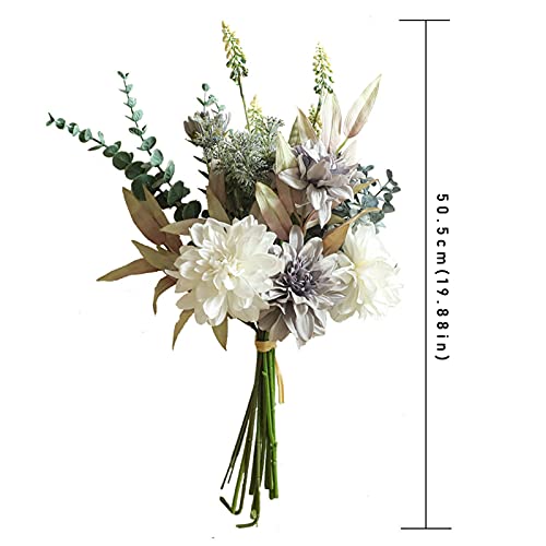 Fleur artificielle durable pour décorations intérieures de table sans entretien - 3