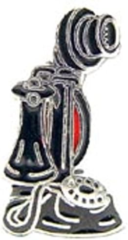 Old Time Phone Pin 1" image 2