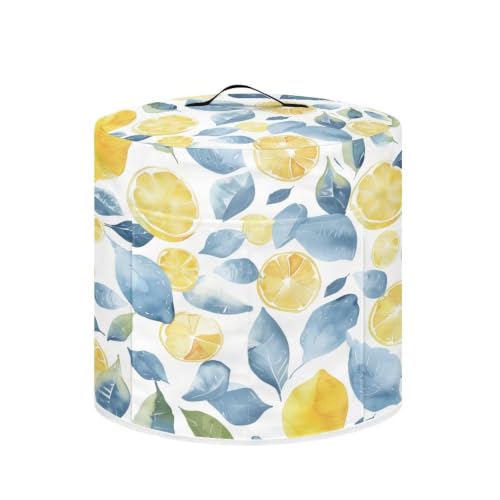 Image of Leaves Lemon Kitchen Appliance Accessory Practical Dust Cover | Easy to Remove Easy to Use Suitable for Crock Pot Air Fryer Birthday Gifts for Friends and Families Decor Kitchen 3 Quart