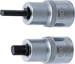 BGS 6455 | Spreader Socket Set for Spring Strut Clamps | 12.5 mm (1/2") Drive | 5 x 7 mm + 5.5 x 8.2 mm | 2 pcs.