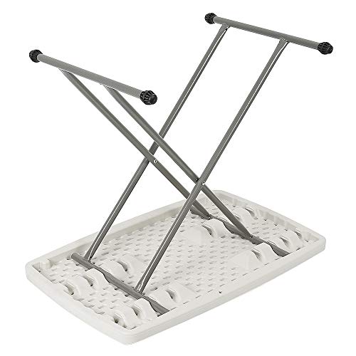 Table pliante pour camping et pique-nique blanc 76x50x74cm - 7