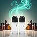 2Pcs 50ml Glass Essential Oil Roller Bottles Refillable Roll on Bottles Empty Deodorant Bottle Containers Rollerball Beauty and Personal Care Tools for Fragrance Cosmetics, Roller